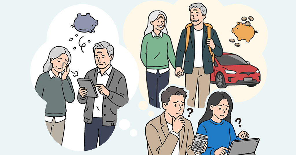 退職金の目減りリスクに備える老後資金対策のMV
